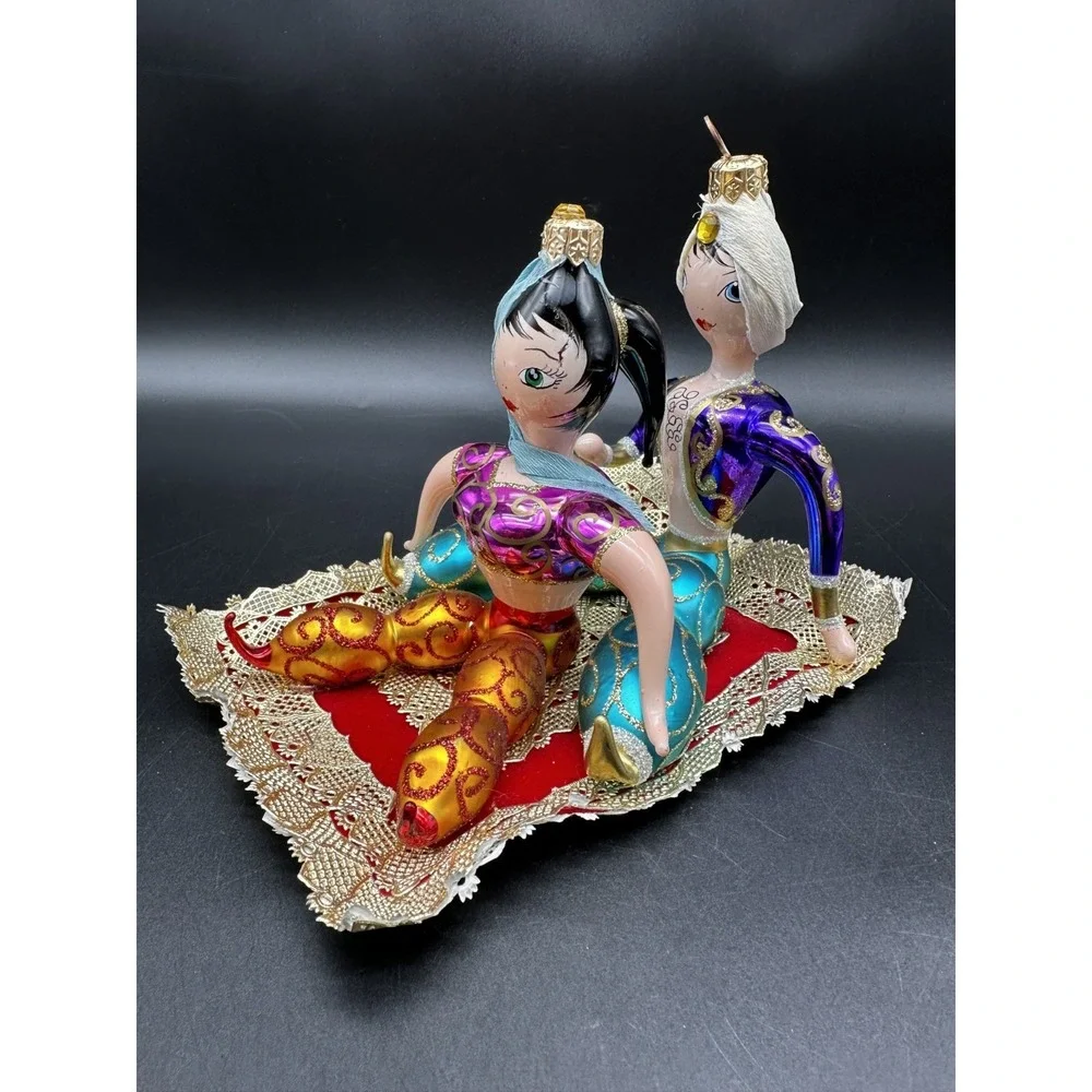 VTG Christopher Radko MAGIC CARPET RIDE 99-428-0 Italian Disney Aladdin ORNAMENT